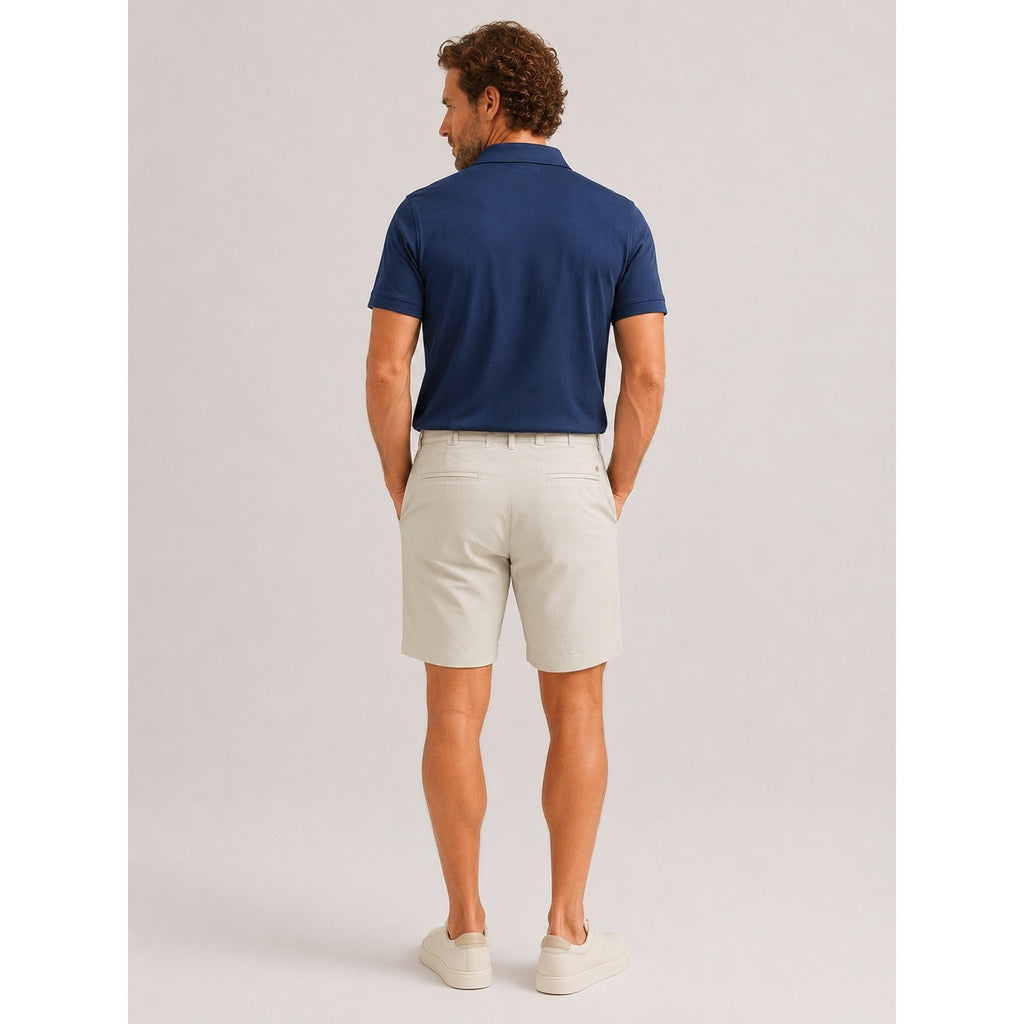 Peter Millar Shackleford Classic Fit Performance Hybrid Short in Sand — Size 40