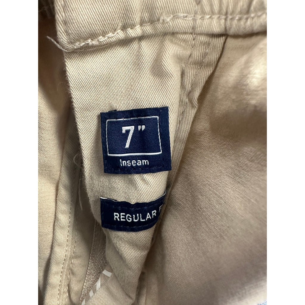 Chubbies 7-Inch Regular Fit Elastic Waist Chino Shorts in Khaki — Size Large // Preowned