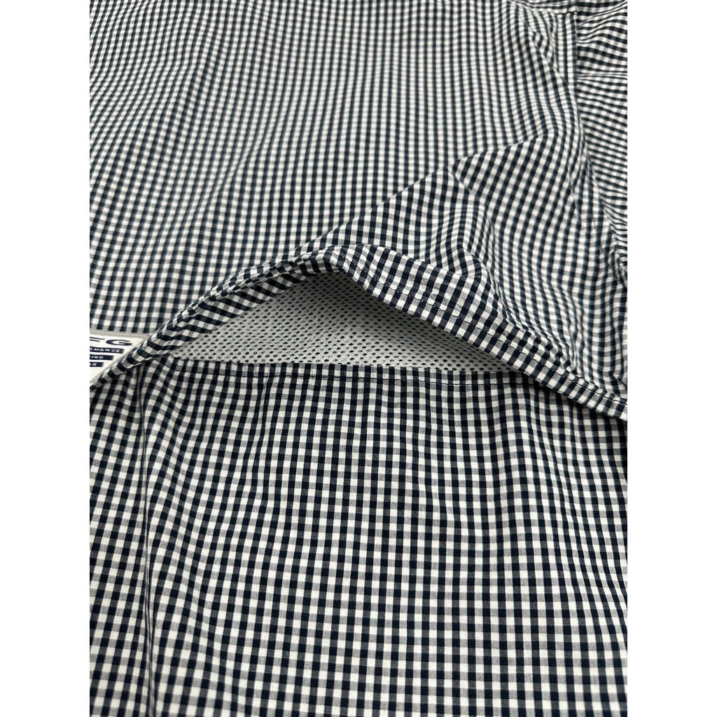 Columbia Rice Owls Super Bonehead PFG Vented Button Down in Navy Gingham — Size M // Preowned