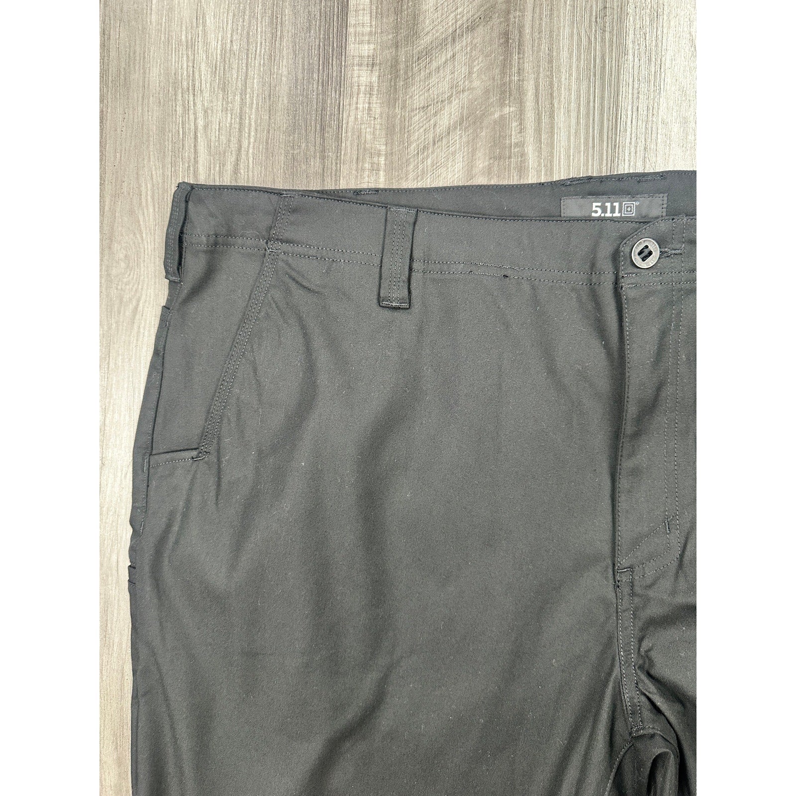 5.11 Tactical Edge 2.0 Straight Fit Chino Pants in Black — Size 44x32