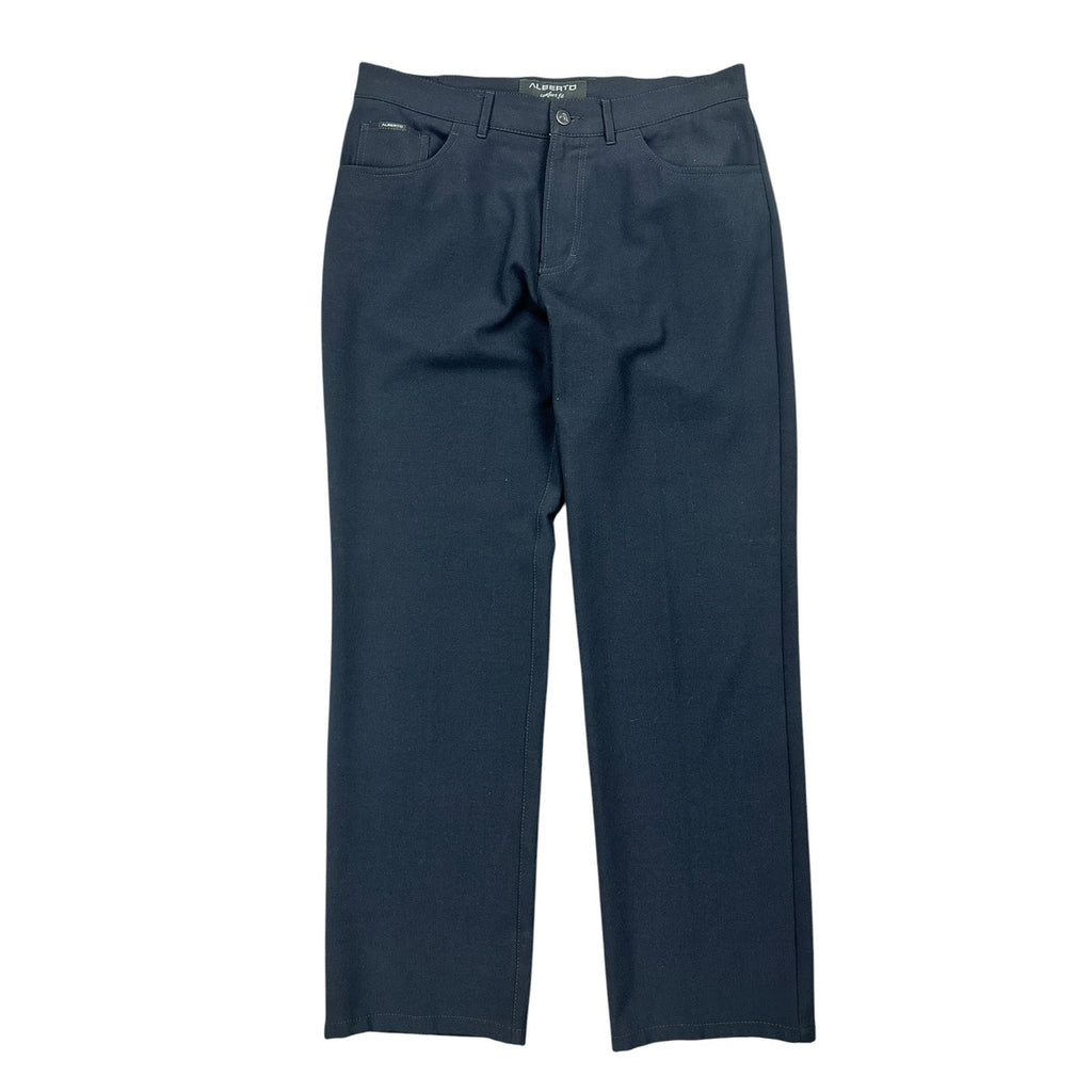 Alberto TOM Comfort Fit Ceramica Performance Dress Pants in Black — Size 50 (US 34) // Preowned