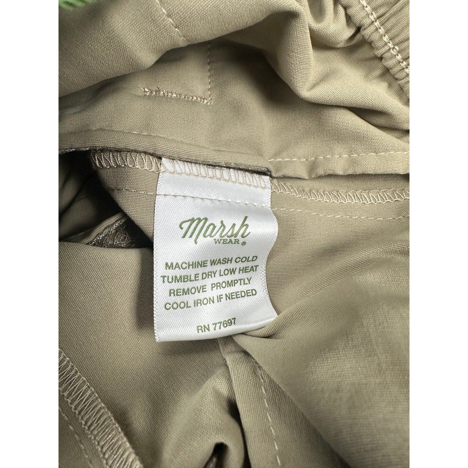 Marsh Wear Escape Performance Pants in Coriander Tan — Size Small