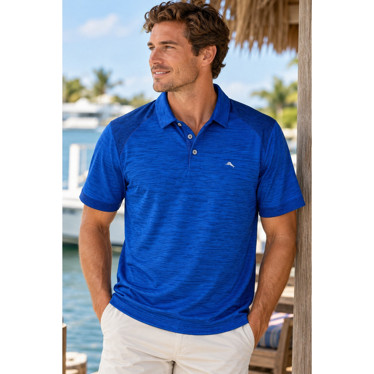 Tommy Bahama Palm Coast Pro IslandZone Polo — Size Large // Preowned