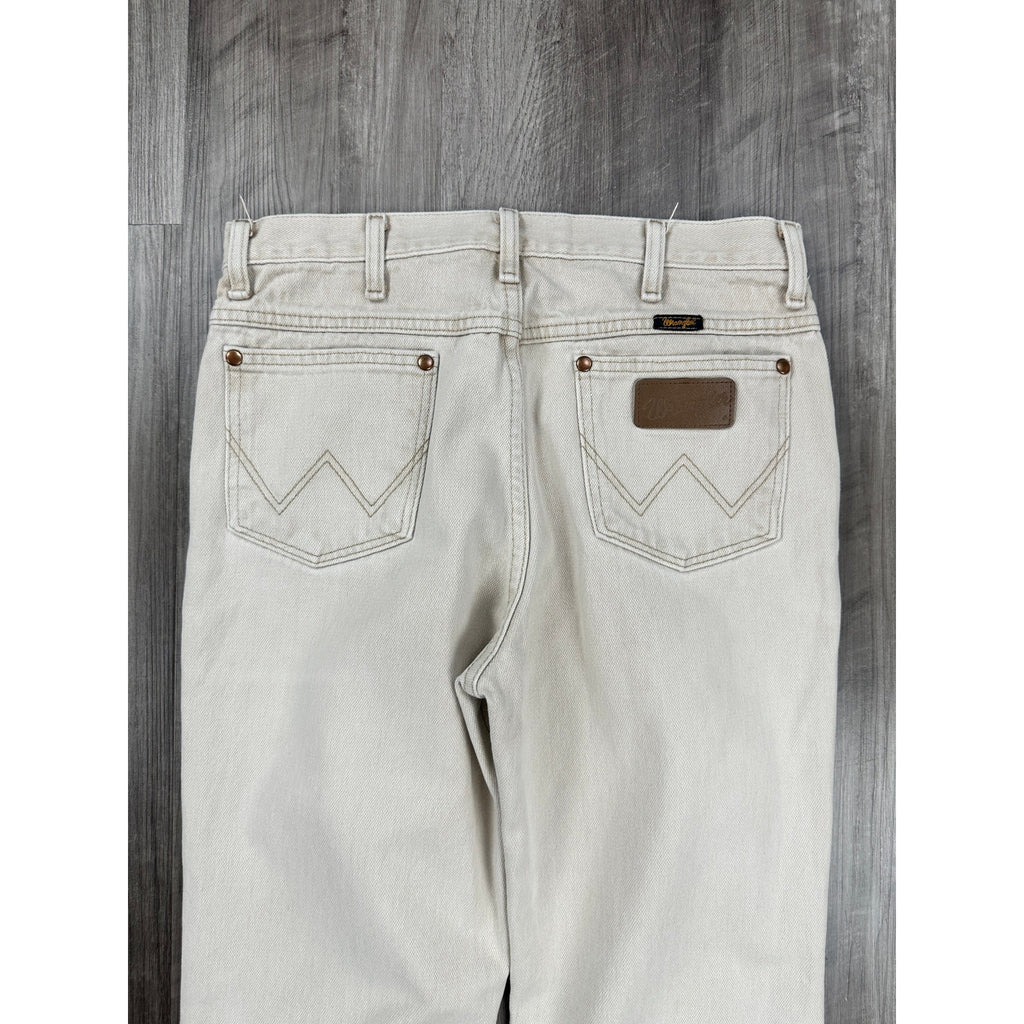 Wrangler Cowboy Cut Slim Fit Jean in Tan — Size 32x34 // Preowned