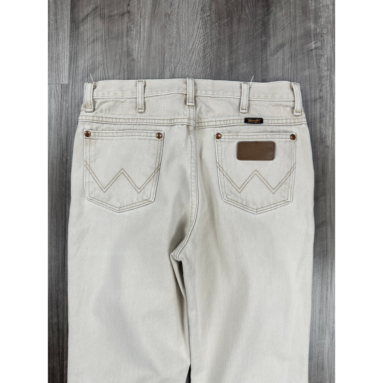 Wrangler Cowboy Cut Slim Fit Jean in Tan — Size 32x34 // Preowned