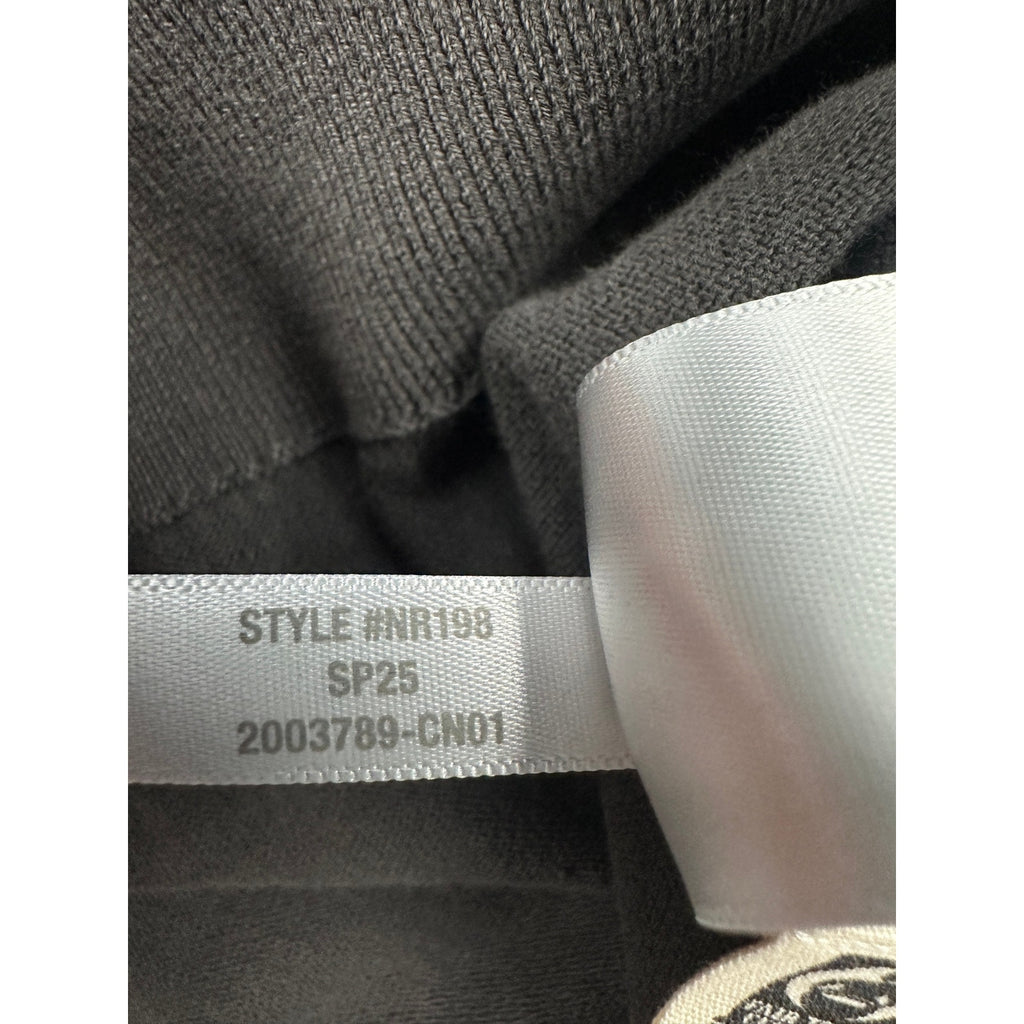 Madewell Garment Dyed Three Button Polo Sweater in Charcoal — Size XL // Preowned