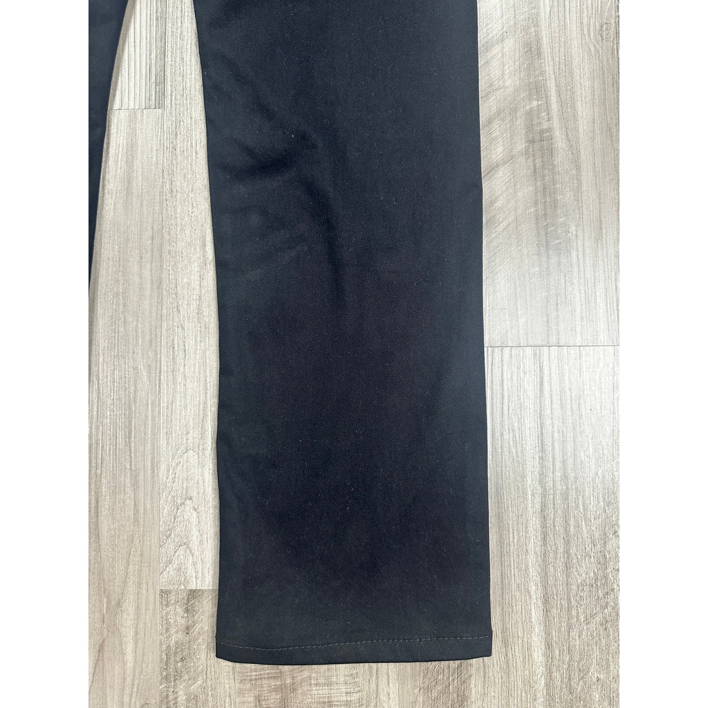 AG Adriano Goldschmied Everett Slim Straight Pants in Black — Size 34x34 // Preowned