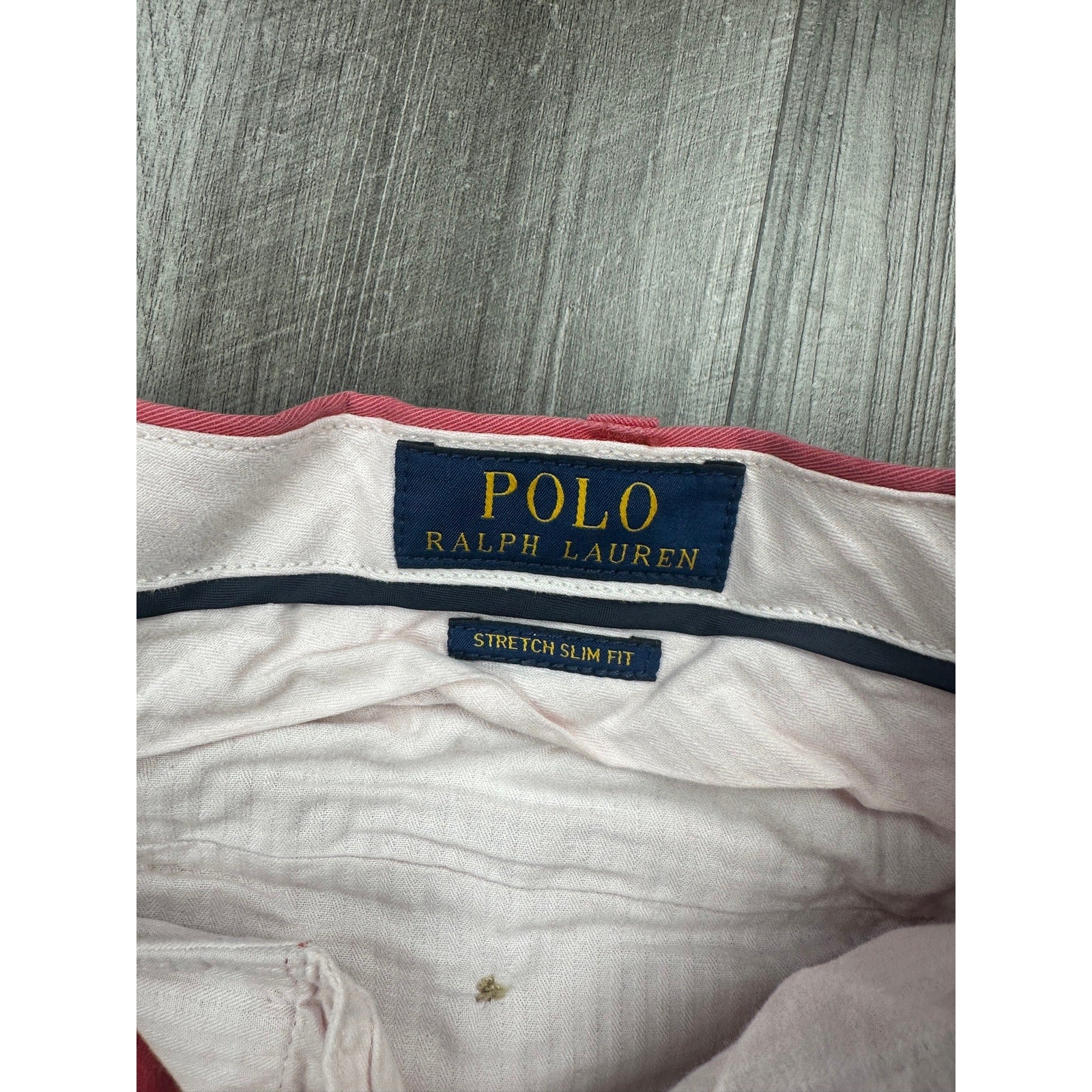 Polo Ralph Lauren Stretch Slim Fit Chino Pants in Nantucket Red — Size 38x30 // Preowned