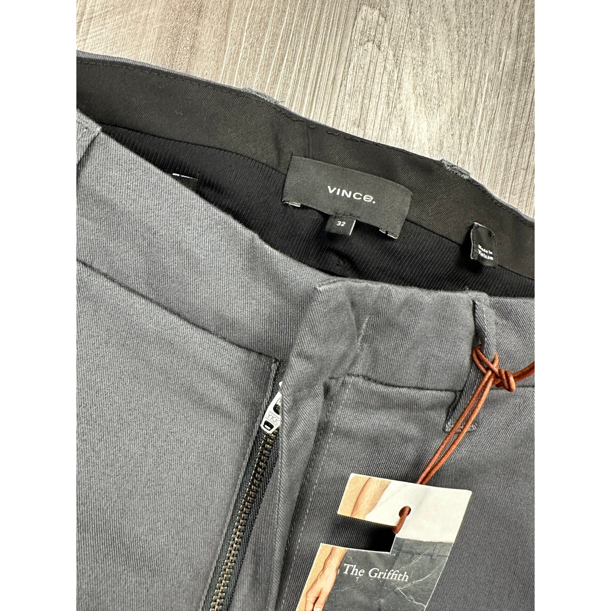 Vince The Griffith Slim Fit Cotton Twill Chino Pants — Size 32