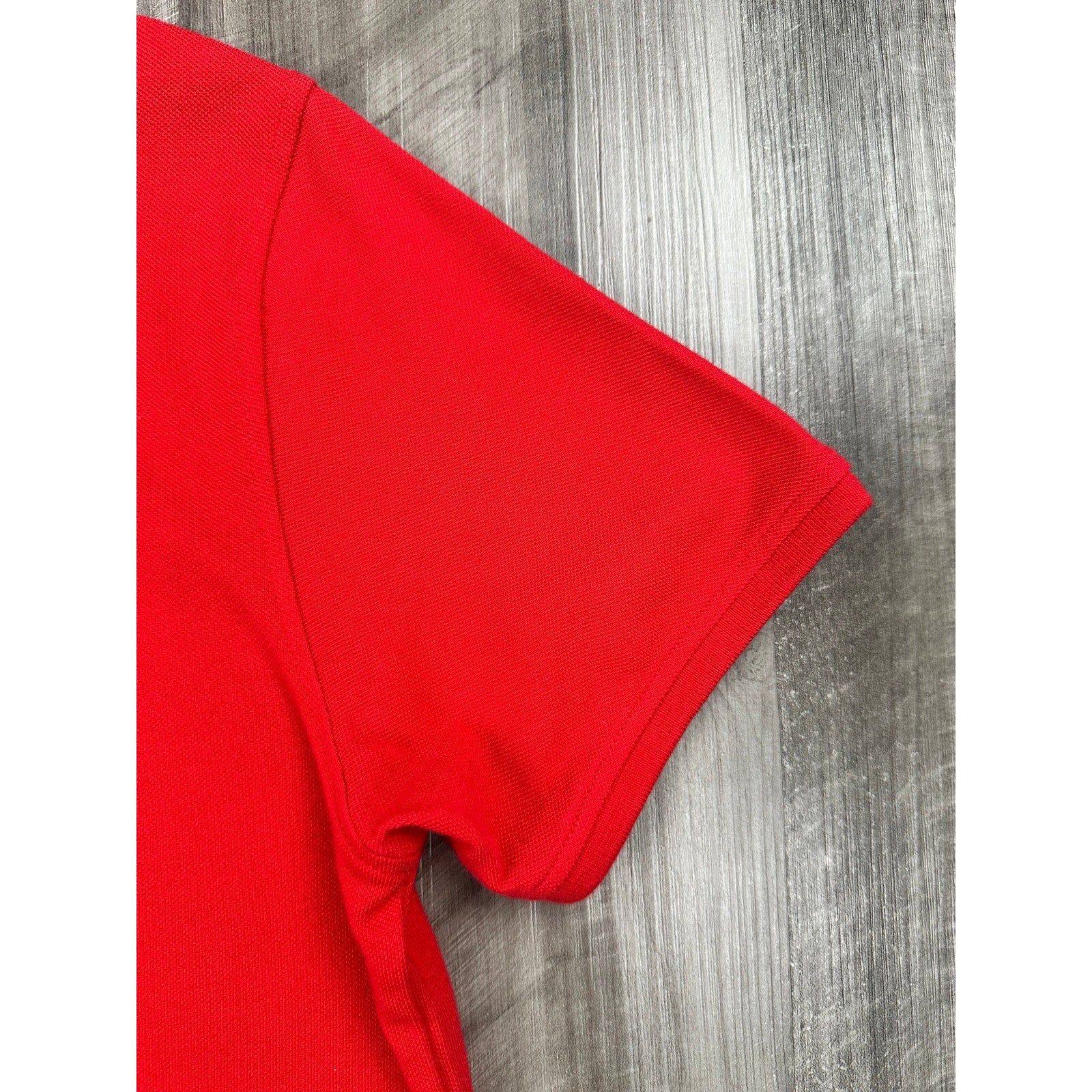 Roberto Cavalli Pique Knit Cotton Polo in Red — Size Large // Preowned