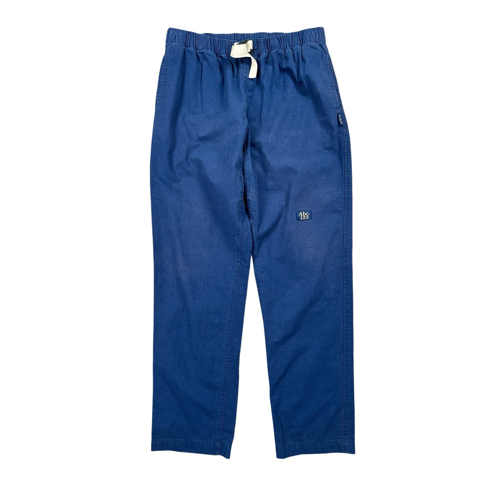 Advisory Board Crystals Ripstop Belted Elastic Waist Pants in Washed Navy — Size Medium // Preowned