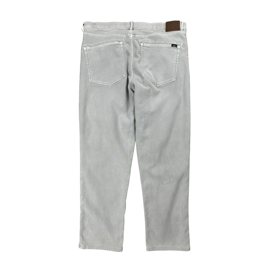 Faherty Stretch Terry 5 Pocket Pants in Gray — Size 38 // Preowned