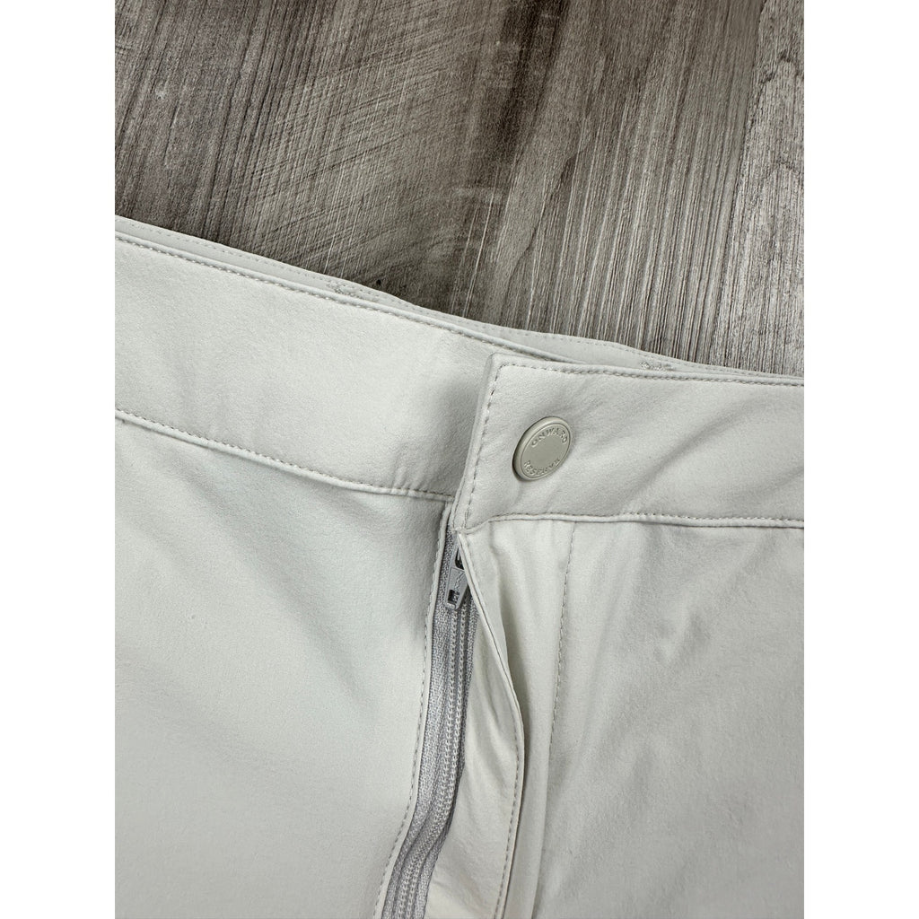Onward Reserve Harris Performance Stretch Golf Shorts in Light Cream Stone — Size 32 // Preowned