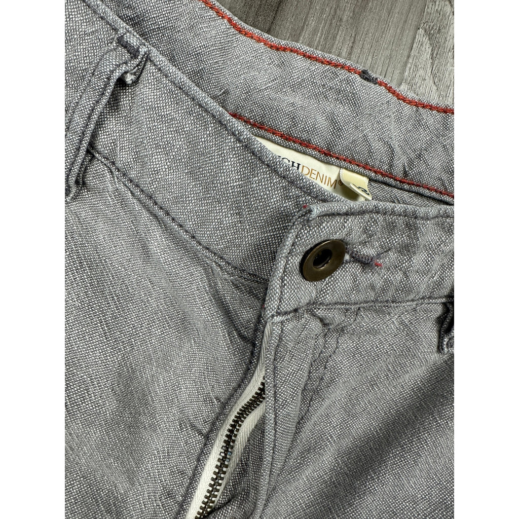 Raleigh Denim Graham Relaxed Tapered Made in USA Jeans in Gray — Size 32 // Preowned