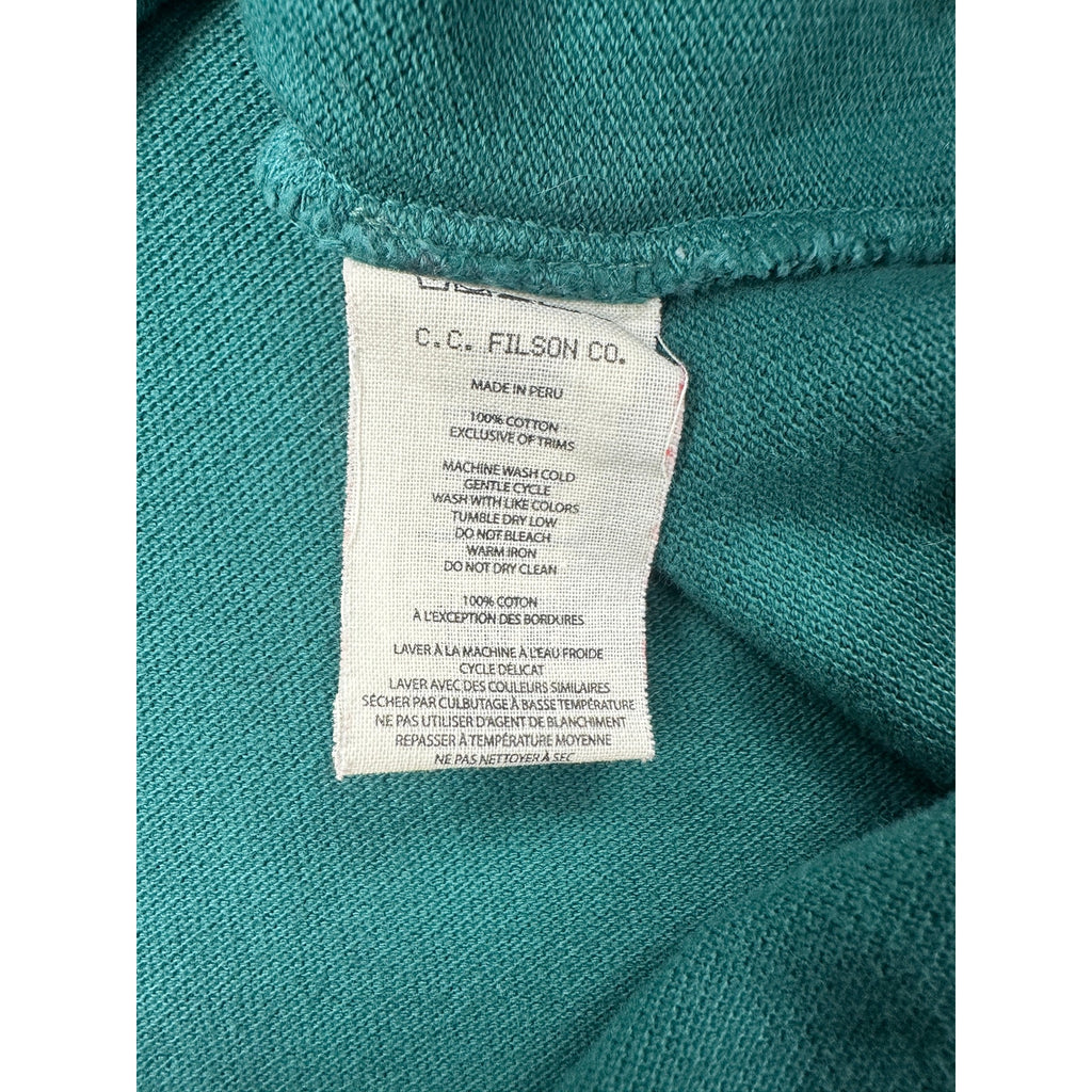 Filson x Ducks Unlimited Salt Marsh Mesh Knit Polo in Salt Marsh Green — Size Small // Preowned