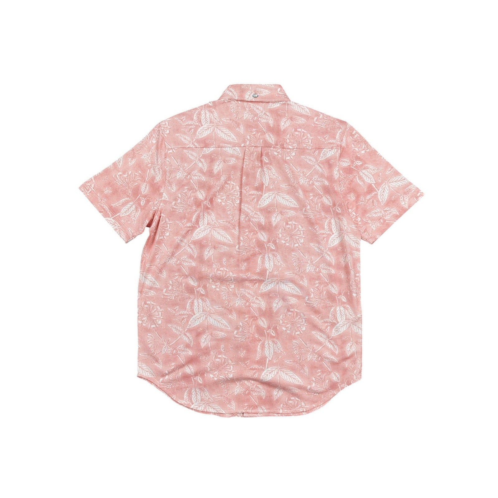 Tommy Bahama San Lucio Stretch Island Zone Short Sleeve Button Down in Coral White — Size XS