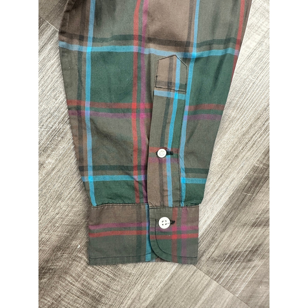 Ralph Lauren Vintage Plaid Long Sleeve Button Down Shirt — Size 16/34 (Large) // Preowned