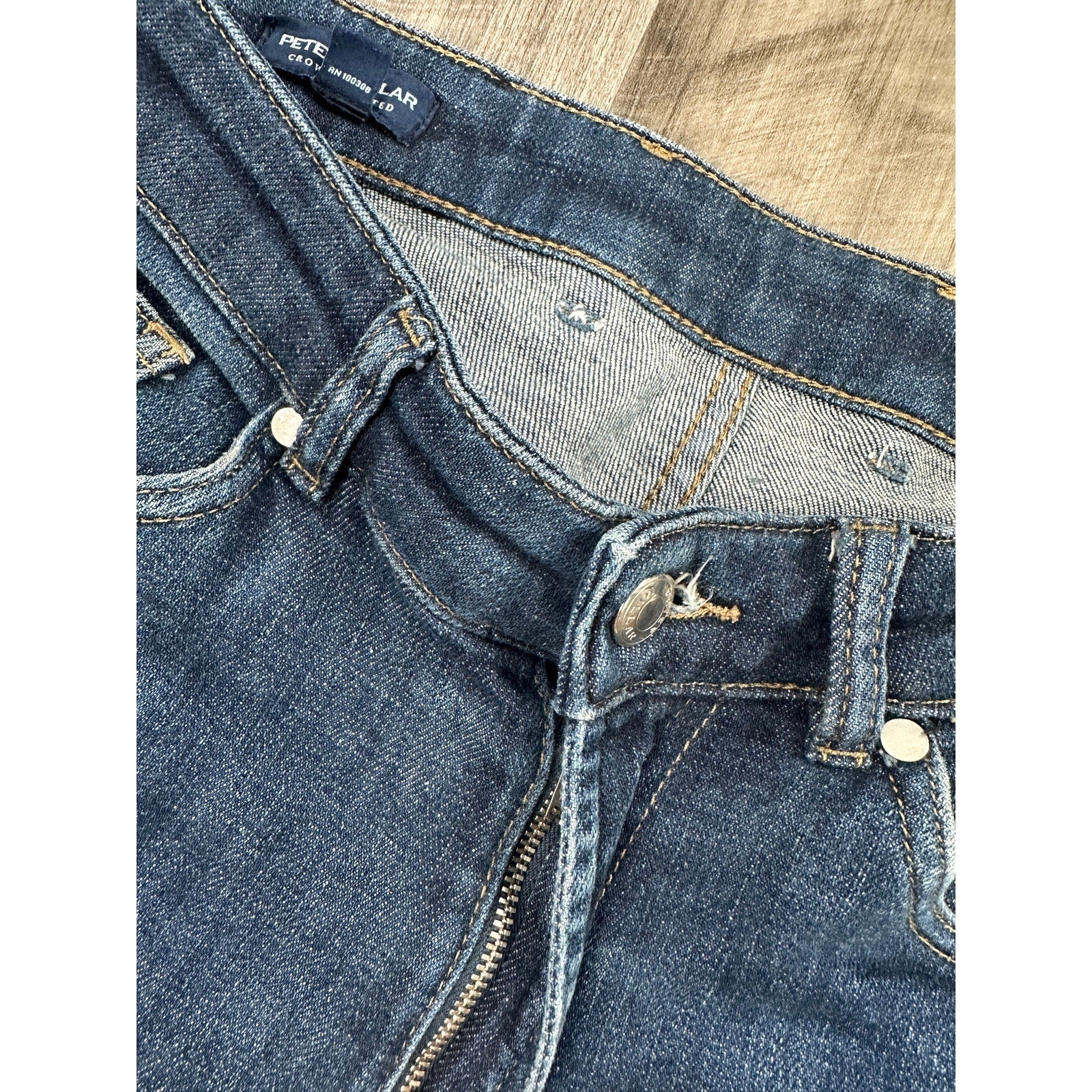 Peter Millar Vintage Washed 5 Pocket Denim Jeans in Blue — Size 32 // Preowned