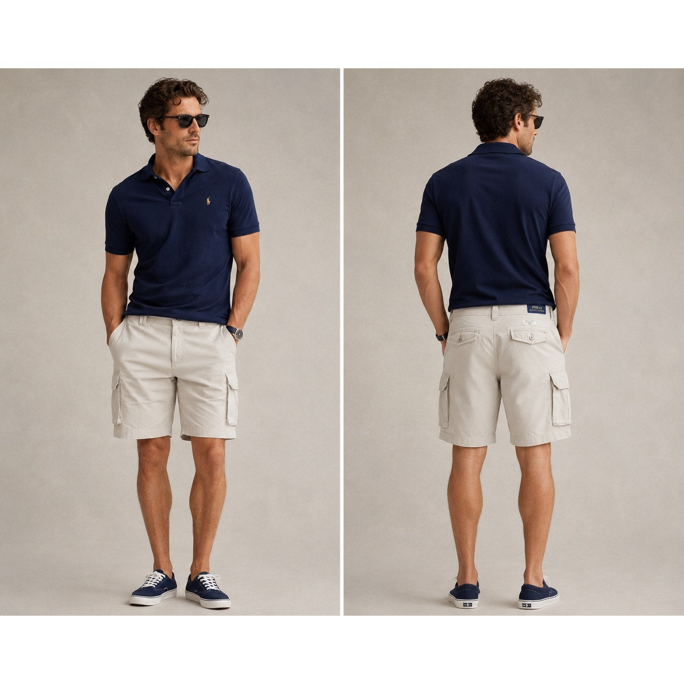 Polo Ralph Lauren Classic Chino Cargo Short in Beige — Size 52B