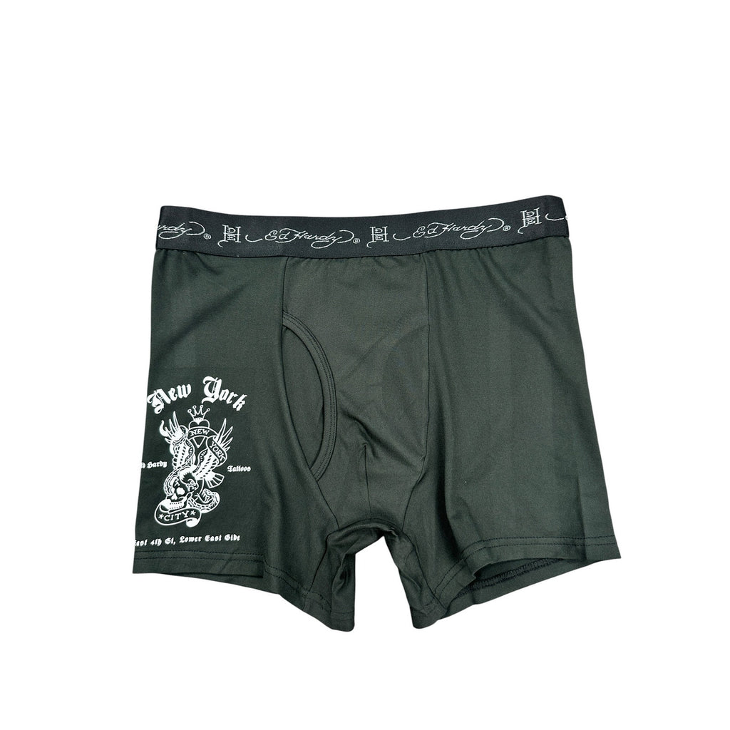 Ed Hardy Micro Modal Microfiber Boxer Briefs 3-Pack in Multi — Size Medium
