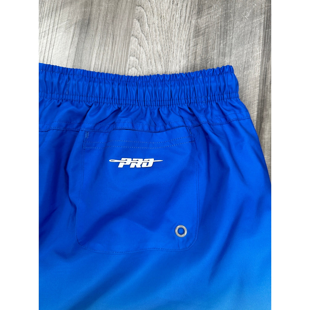 Pro Standard Dallas Mavericks Mesh Lined Swim Trunks in Blue Gray — Size 3XL