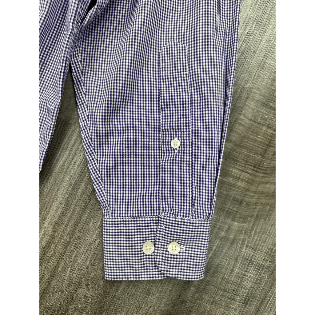 Southern Marsh Tattersall Check Long Sleeve Button Down Shirt — Size Medium // Preowned