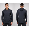 BYLT Signature Drop Cut Performance Hoodie in Black — Size Large // Preowned