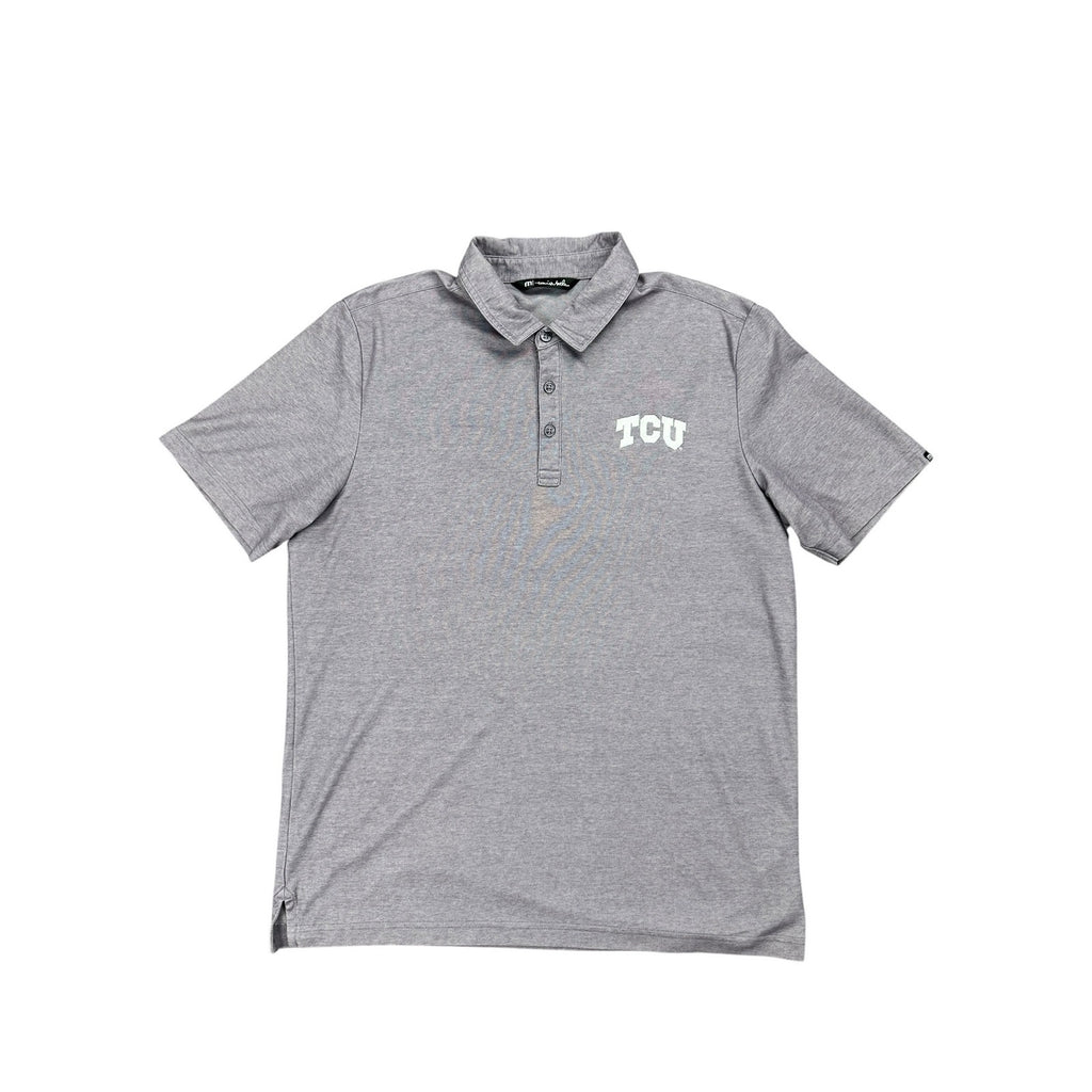 Travis Mathew TCU Texas Christian University Horned Frogs Oceanside Golf Polo in Purple — Size Large // Preowned