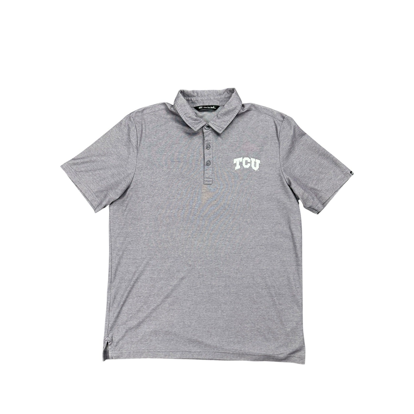 Travis Mathew TCU Texas Christian University Horned Frogs Oceanside Golf Polo in Purple — Size Large // Preowned