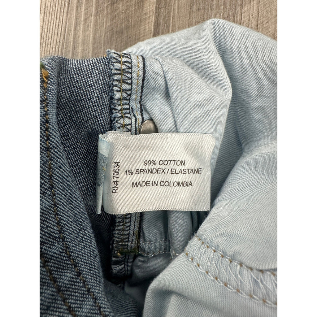 Orvis Five Pocket Straight Leg Stretch Jean in Blue — Size 32x30 // Preowned