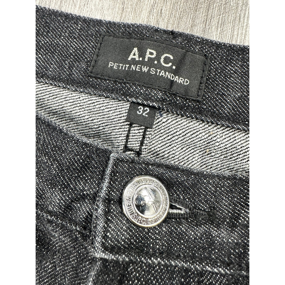 A.P.C. Petit New Standard Modern Slim Straight Jeans — Size 32 // Preowned