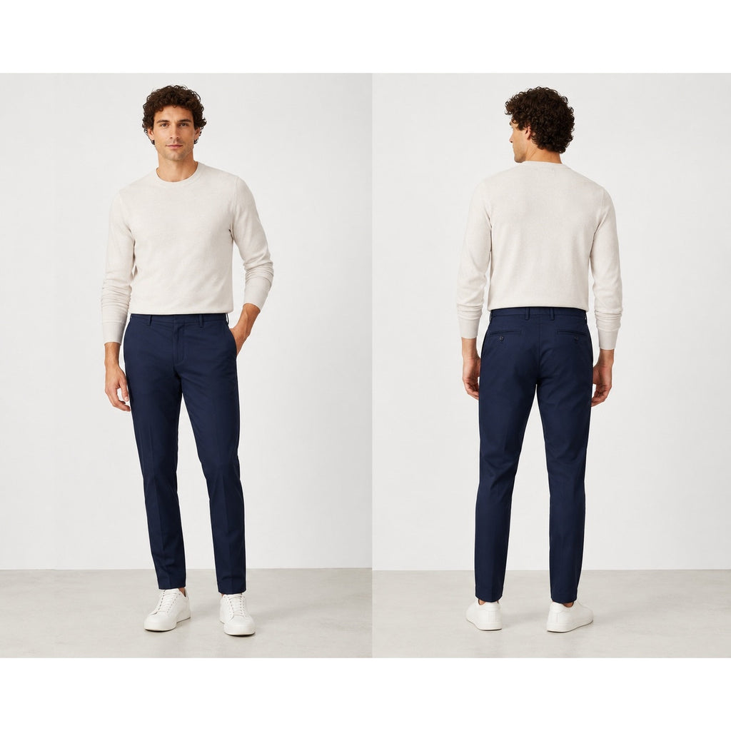 Bonobos Slim Trouser Chino Pants in Navy — Size 32x32