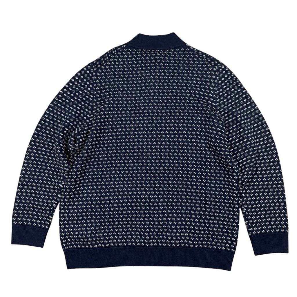 Vineyard Vines Oysterman Birdseye Merino Wool Mock Henley Sweater - 2XL