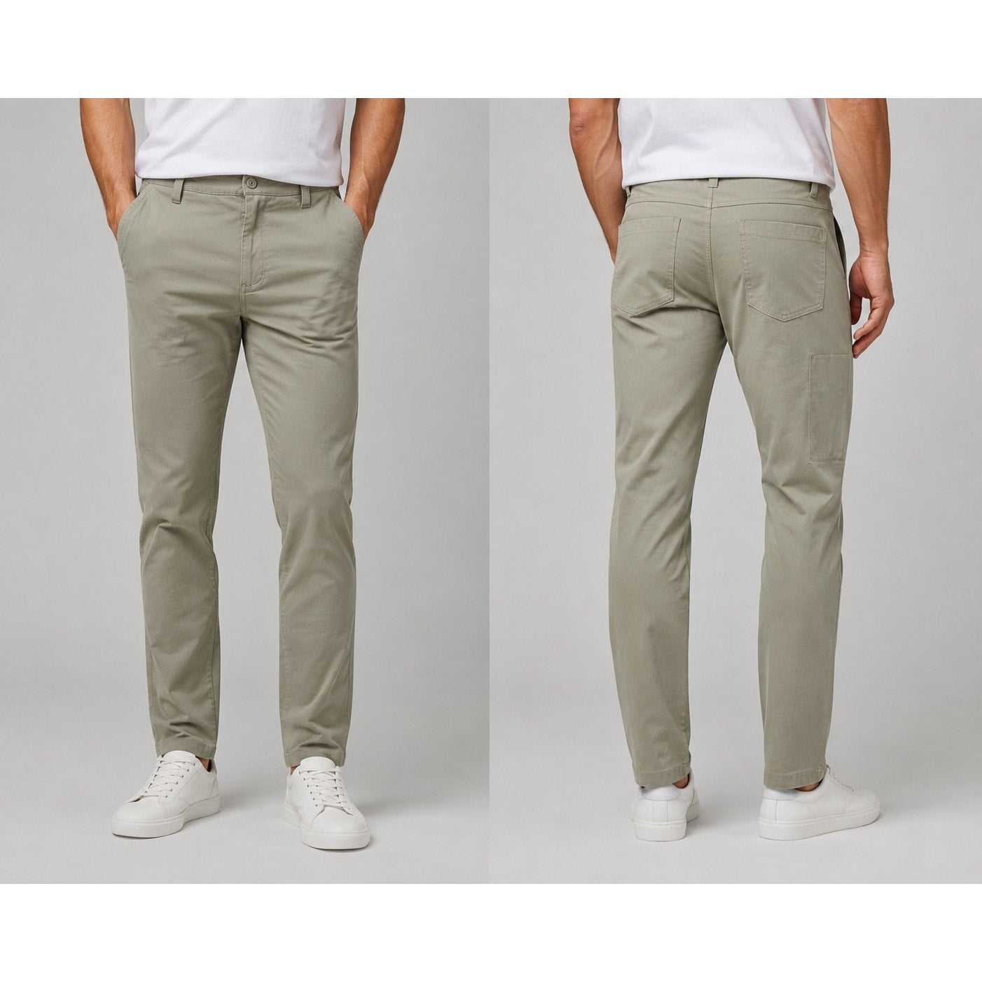 BYLT Basics Everyday 2.0 Performance Chino Pants in Taupe — Size 32 // Preowned
