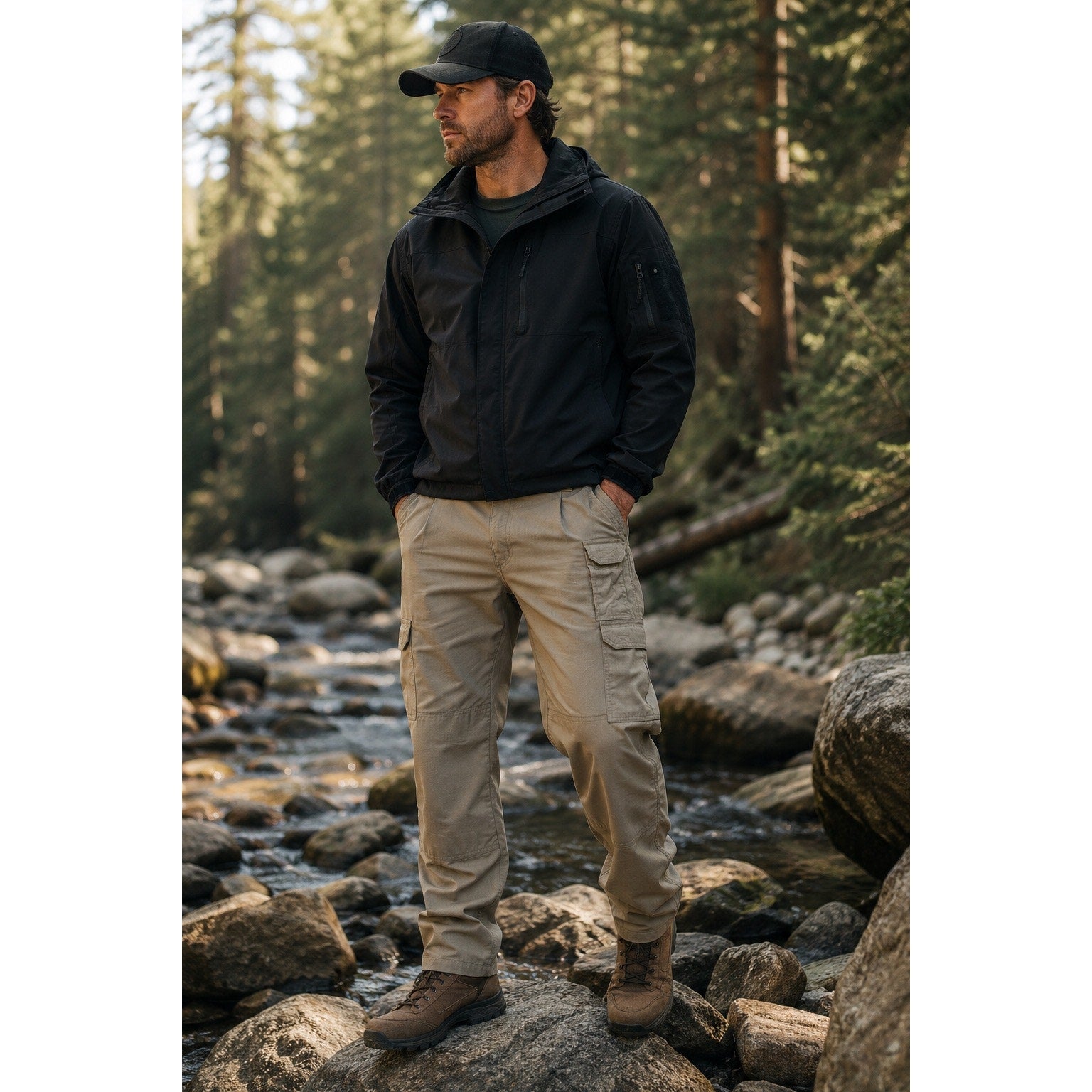 5.11 Tactical Regular Fit Taclite Pro Ripstop Cargo Pants in Tan — Size 32x32 // Preowned