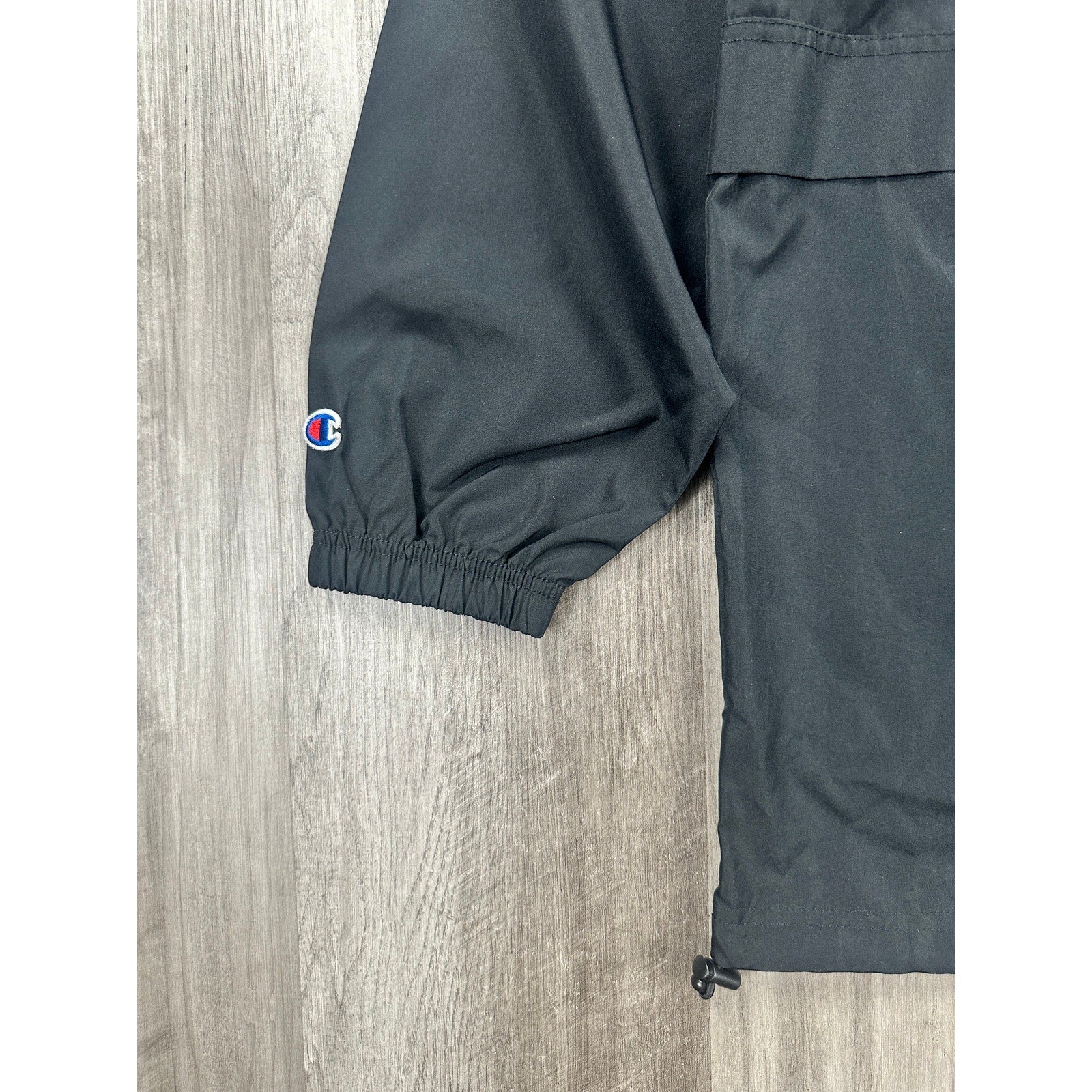 Champion Texas Longhorns Full Zip Rain Hoodie in Black — Size XL // Preowned