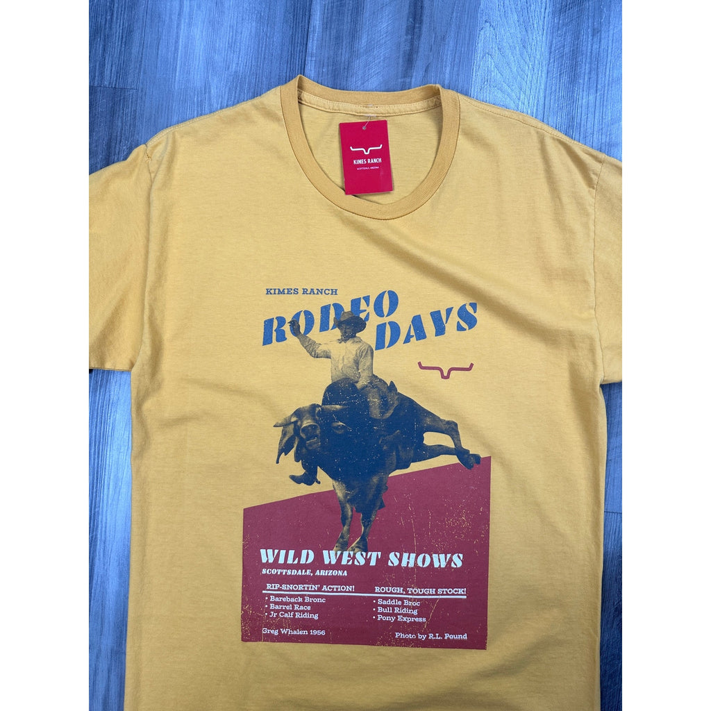 Kimes Ranch Greg Whalen 1956 Rodeo Days Tee — Size Small