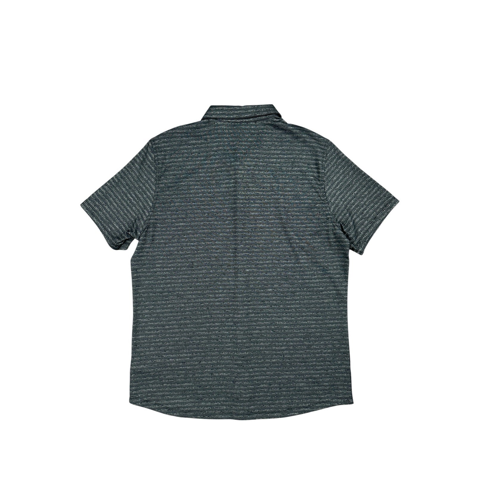 Robert Barakett Ranger Short Sleeve Knit Shirt in Black, Gray — Size Large