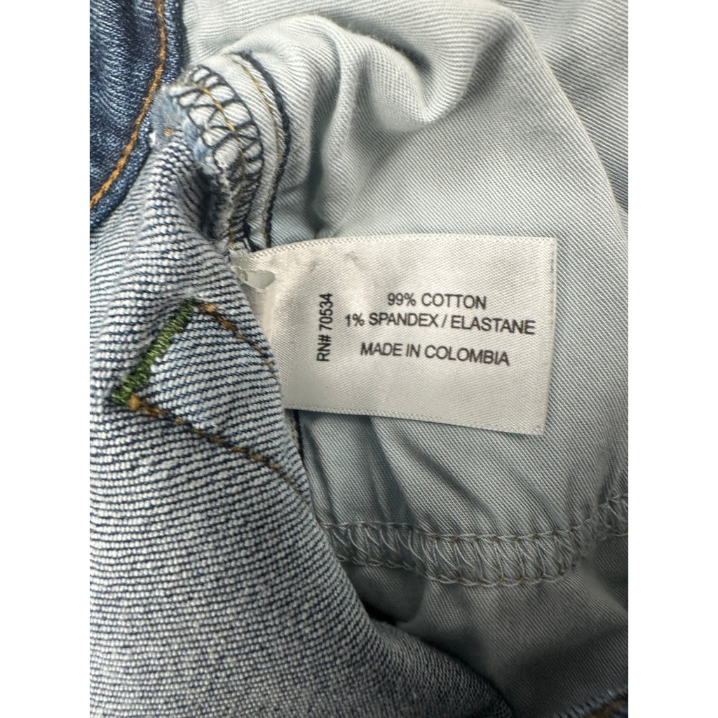 Orvis Five Pocket Straight Leg Stretch Jean in Blue — Size 32x30 // Preowned