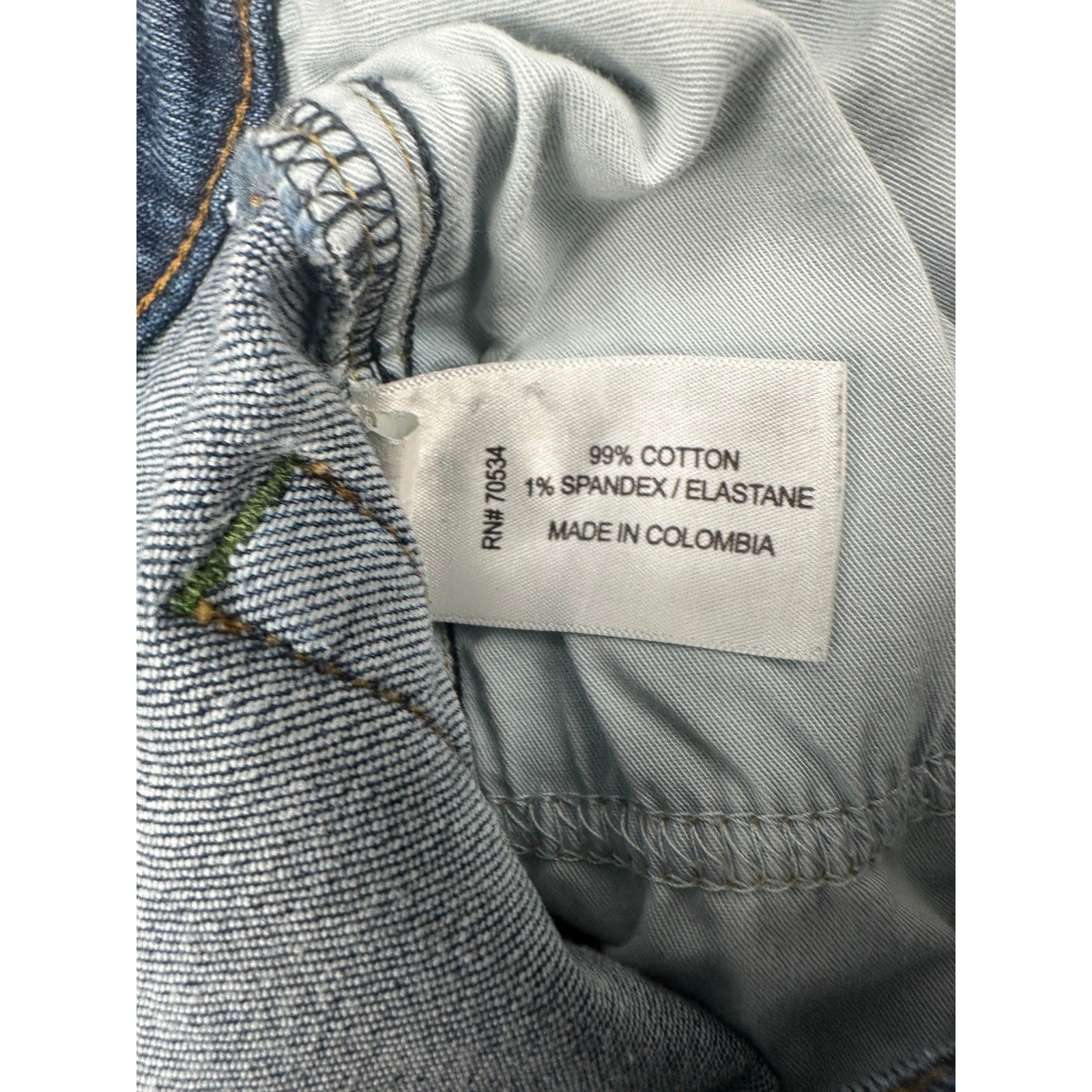 Orvis Five Pocket Straight Leg Stretch Jean in Blue — Size 32x30 // Preowned
