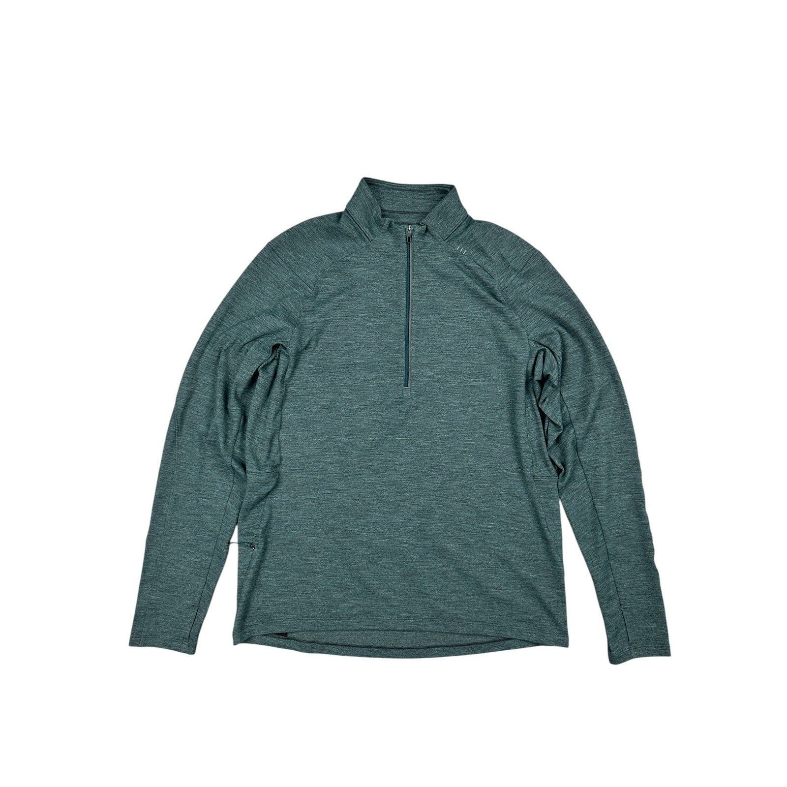 Lululemon Surge Warm Half Zip Pullover in Dark Teal — Size Large // Preowned