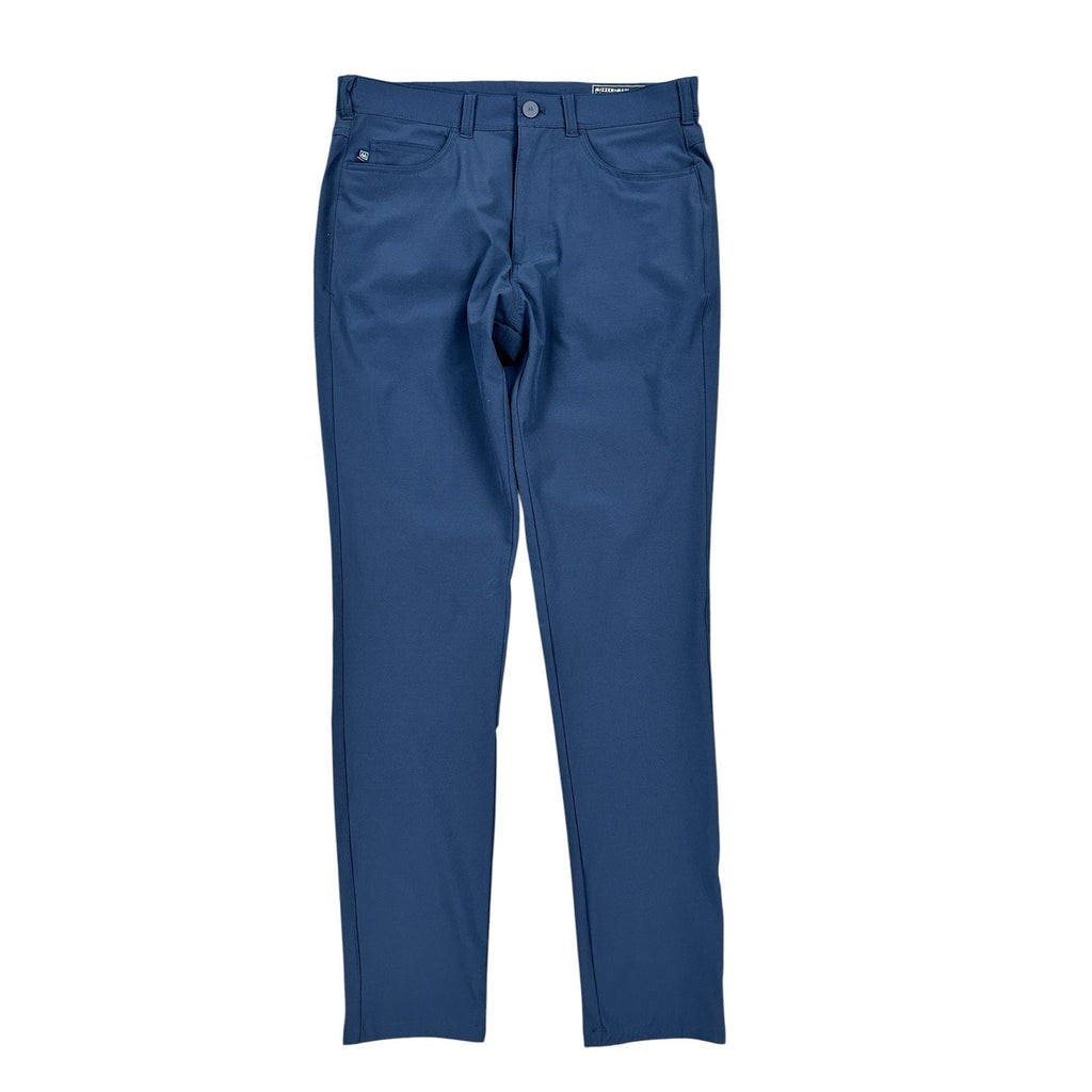 Mizzen+Main Helmsman Performance Slim Fit Chino Pants in Navy — Size 30x32 // Preowned