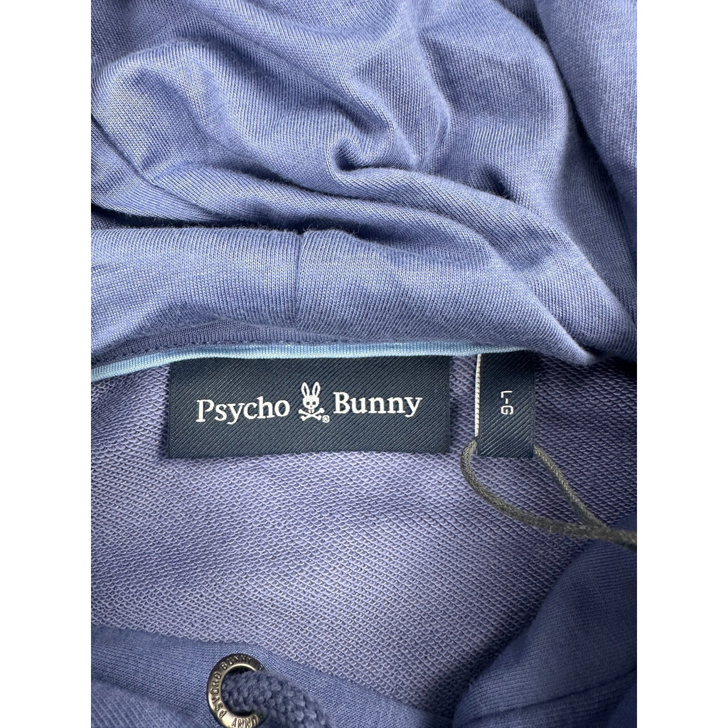 Psycho Bunny Gio Embroidered Pullover Hoodie — Size Large