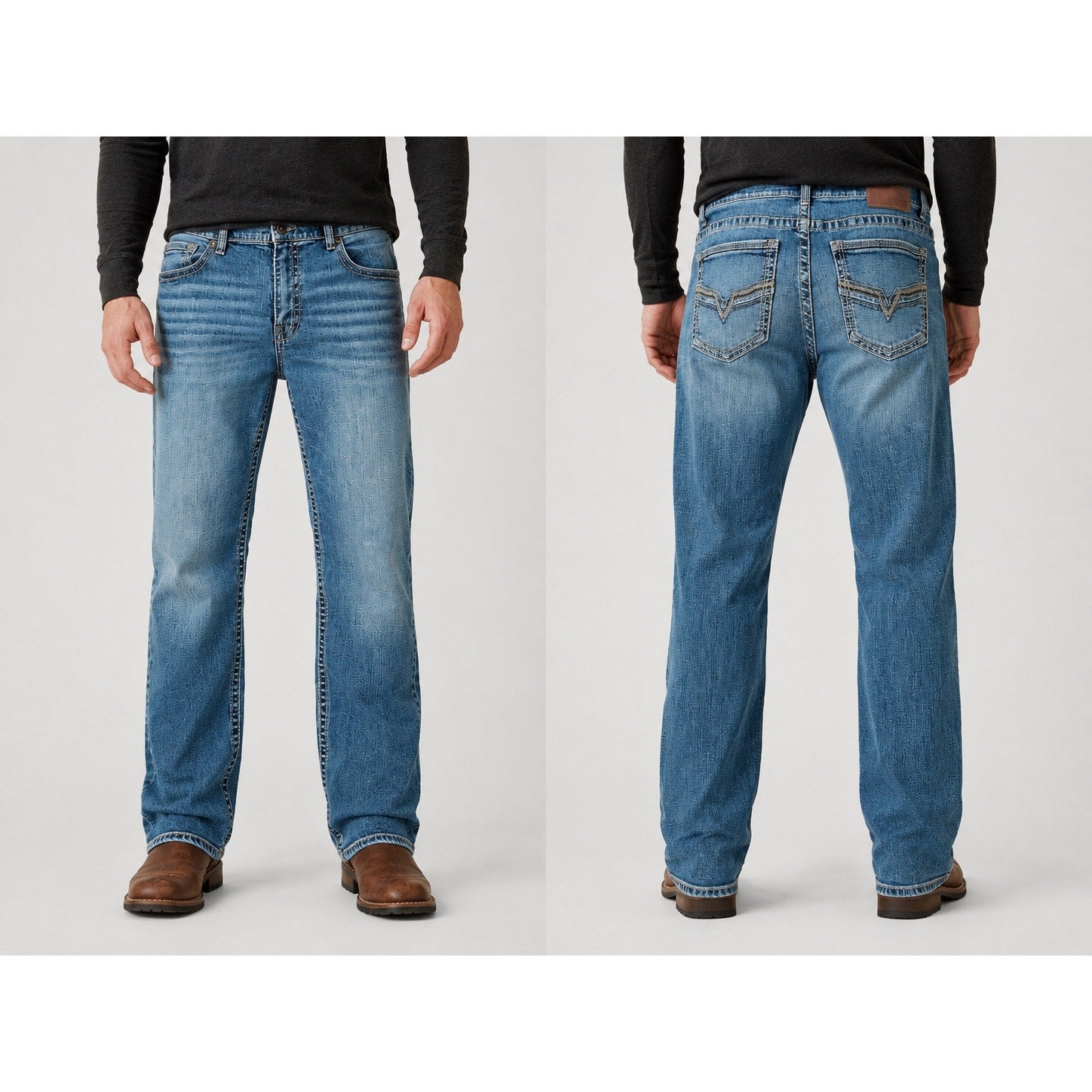 BKE Tyler Relaxed Fit Stretch Jean in Blue — Size 38x32 // Preowned