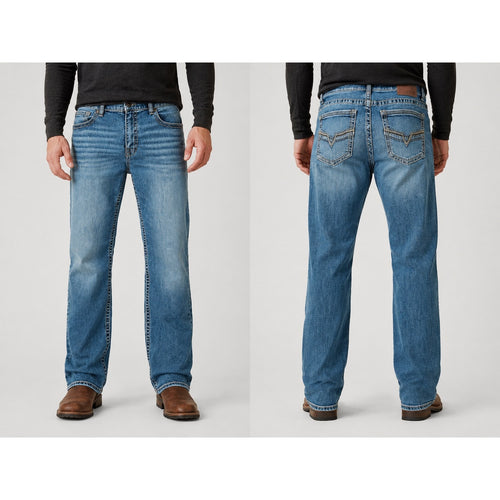 BKE Tyler Relaxed Fit Stretch Jean in Blue — Size 38x32 // Preowned