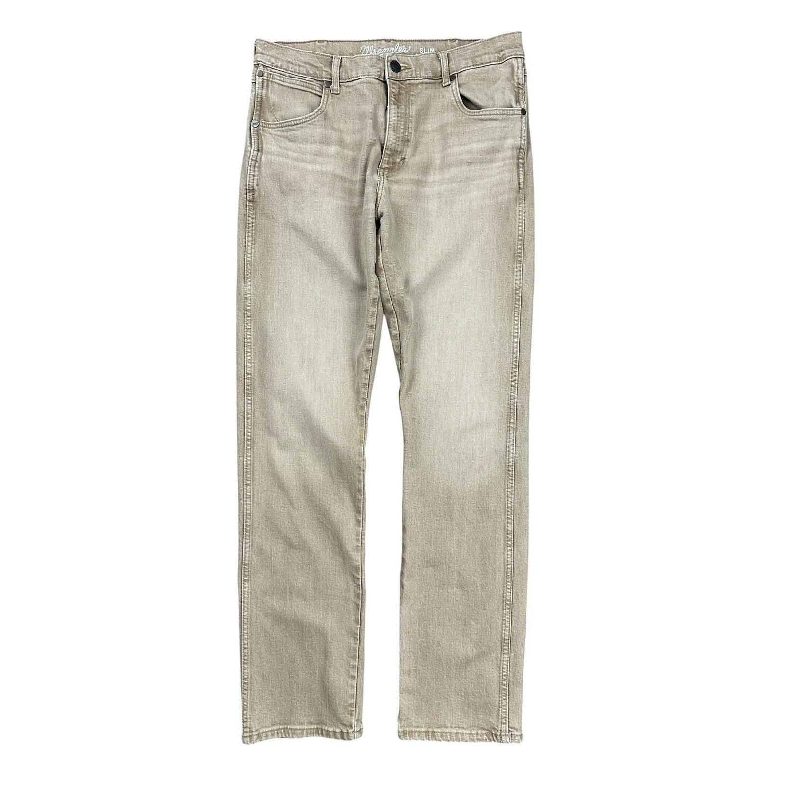Wrangler Retro Slim Straight Jean in Saddle Tan — Size 34x34 // Preowned