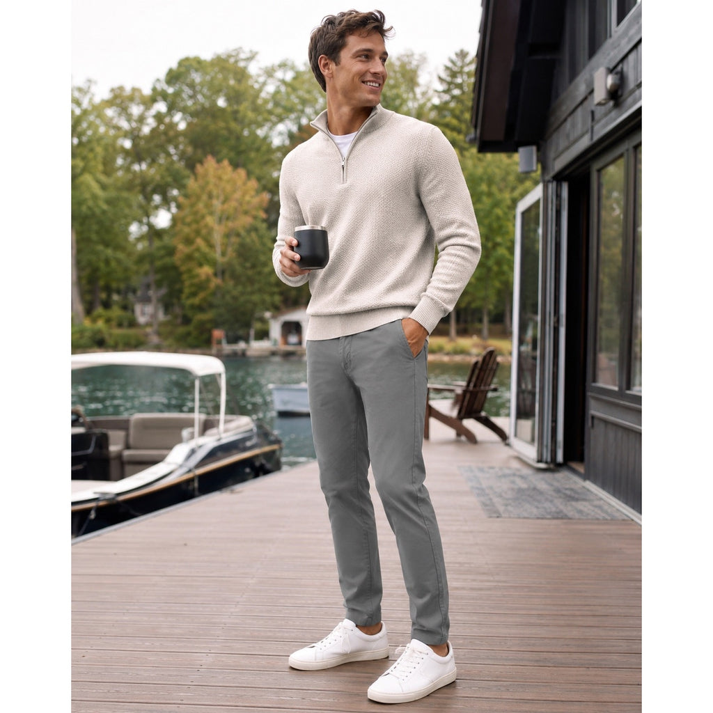 Birddogs Stretch Performance Khakis in Charcoal Grey — Size 34x34 // Preowned