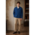 Scotch & Soda Texture Shirt Jacket in Insignia Blue — Size Medium