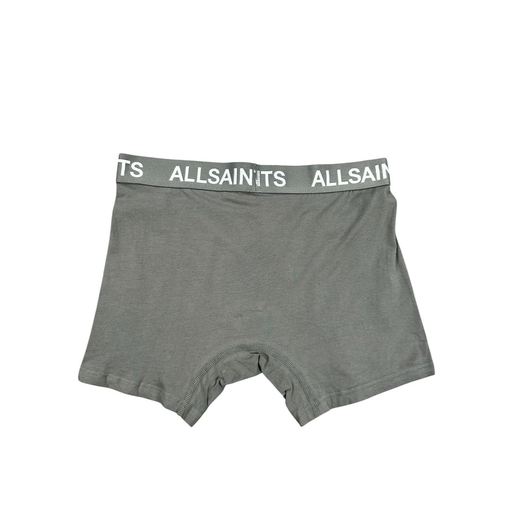 All Saints Underground Organic Cotton 4-Way Stretch 5-Inch Boxer Brief 3-Pack in Grey Multi — Size Small