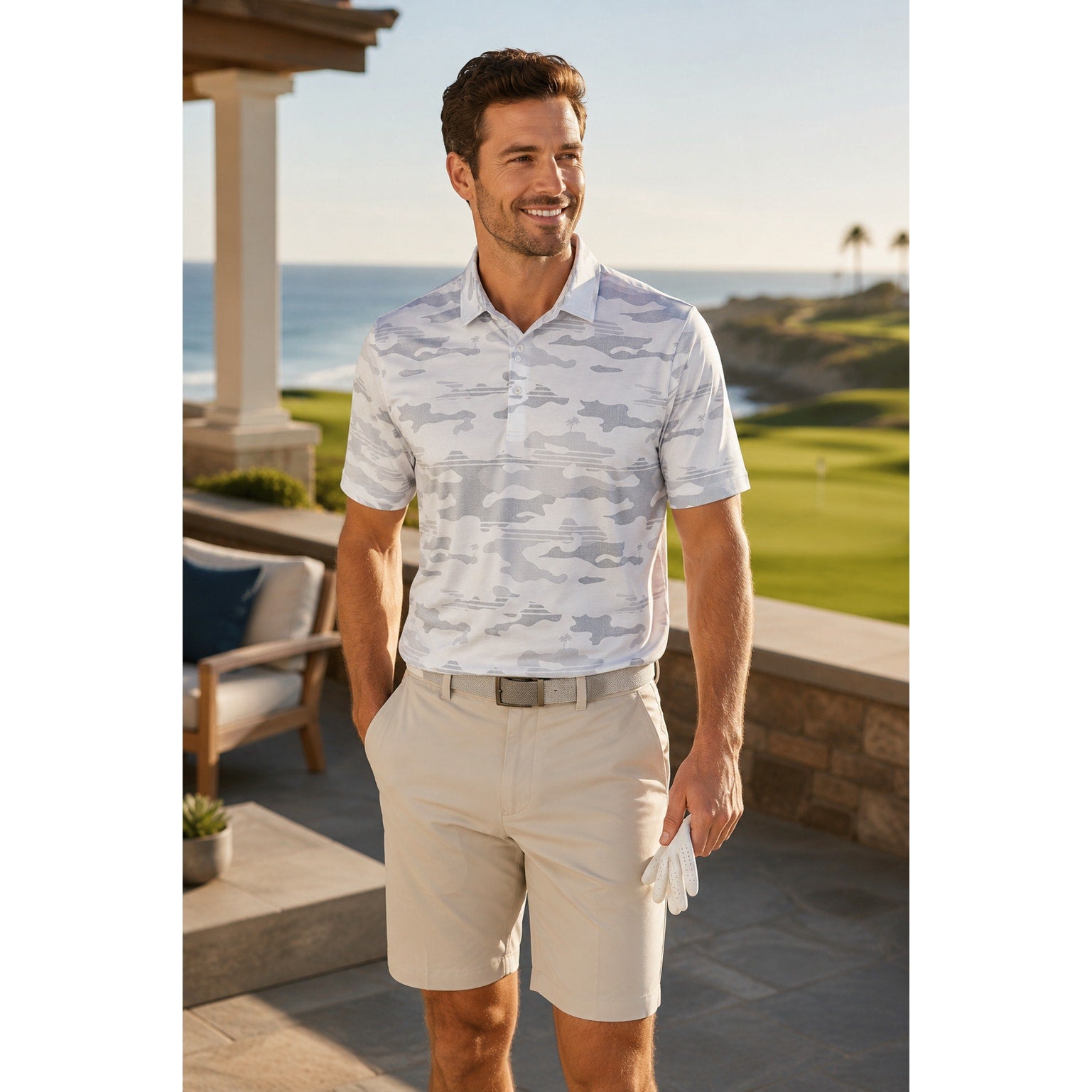 Travis Mathew Beachside Stealth Golf Polo - 3XL